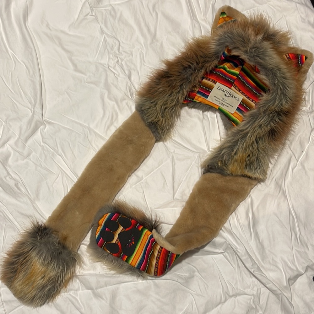 SPIRITHOODS The Lion Hood with Tribal Lining *NEW* - RARE HTF SOLD OUT! - Picture 3 of 10
